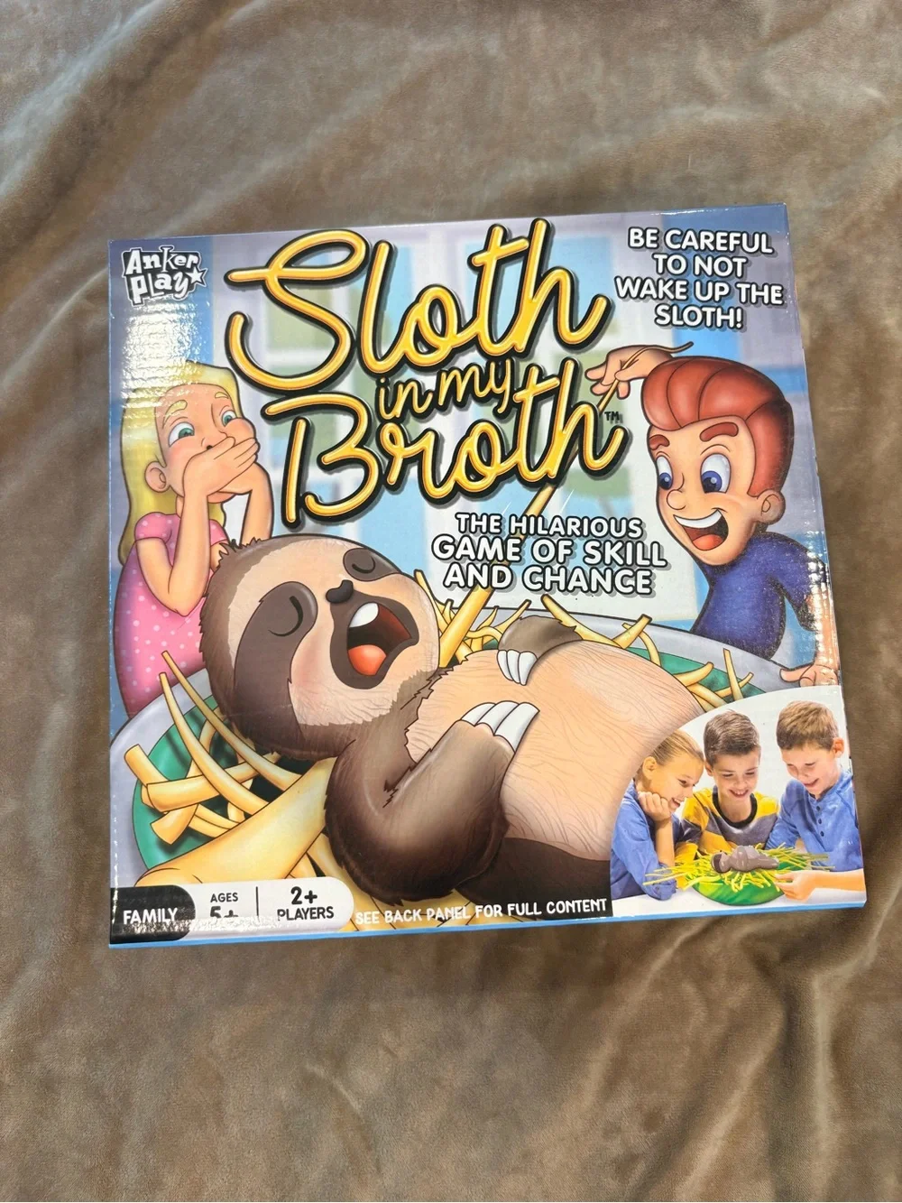 Anker Play Sloth in My Broth Family Board Game - Ages 5+ (2+ Players)